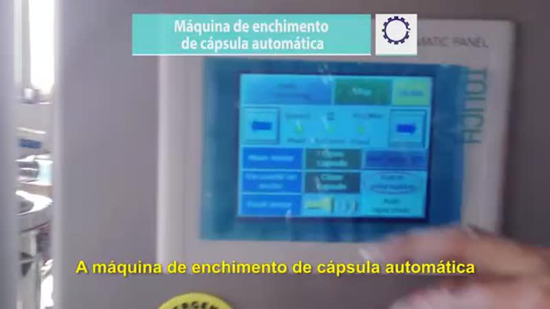 Máquina de enchimento de cápsula automática