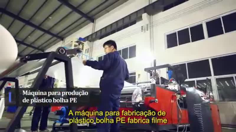 Máquina para produção de plástico bolha PE